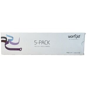 5-Pack Colored "Helo LX Bands", Life Sensing Technology NIB Blue Purple Black